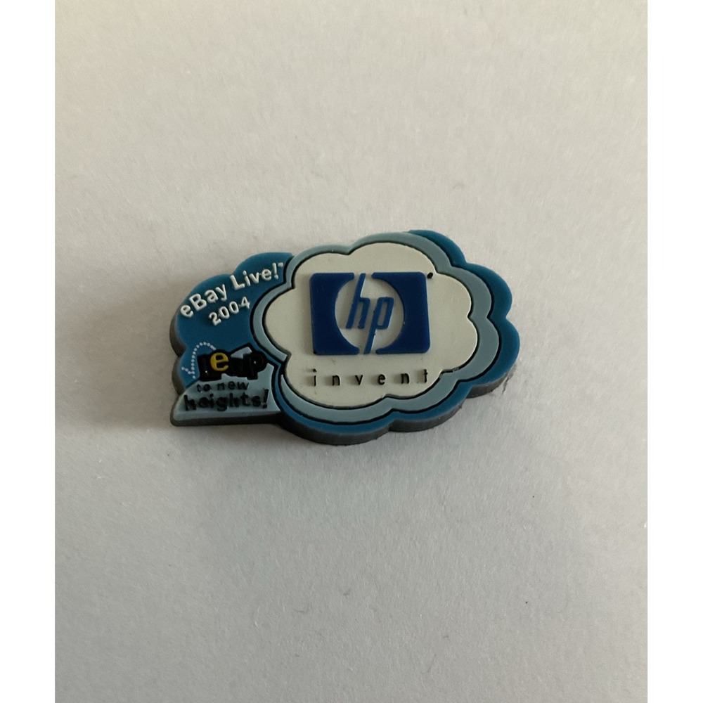 Ebay Live 2004 HP Invent Leap To New Heights Vintage Lapel Pin Tech Swag
